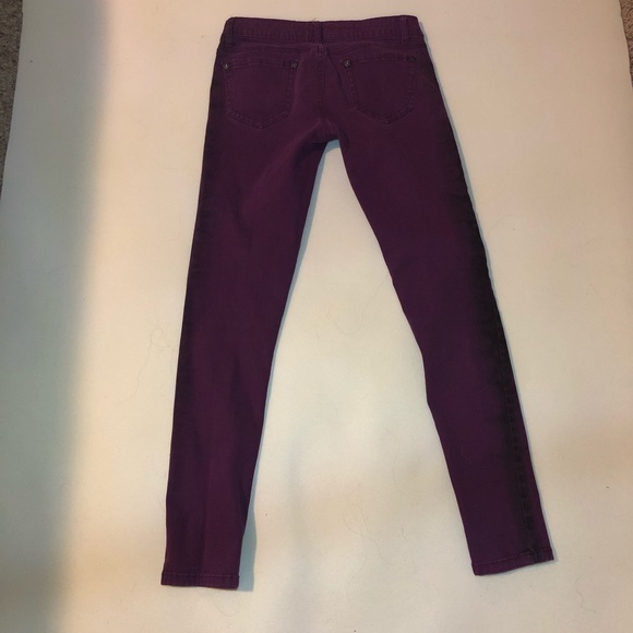 Unique Find! Sz 5 Blingy Purple Truce Jeans - Picture 3 of 4